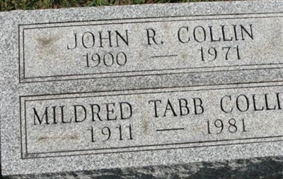 Mildred Tabb Collin on Sysoon