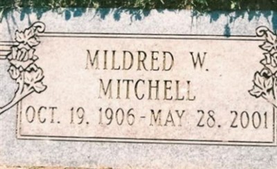 Mildred Walker Mitchell on Sysoon