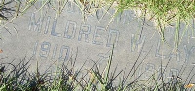 Mildred Wilma Lay on Sysoon