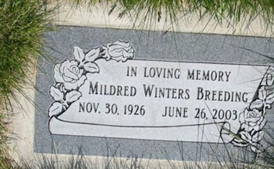 Mildred Winters Breeding on Sysoon