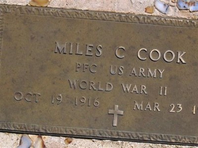 Miles C Cook on Sysoon
