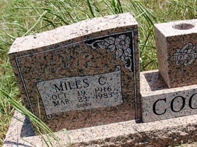 Miles C Cook on Sysoon