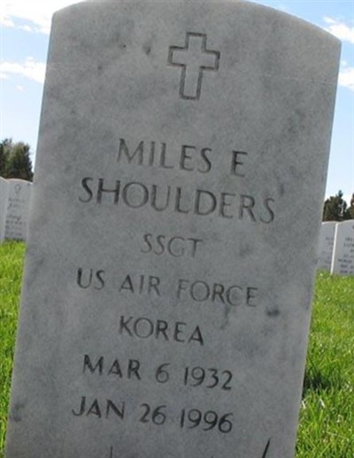Miles E Shoulders on Sysoon