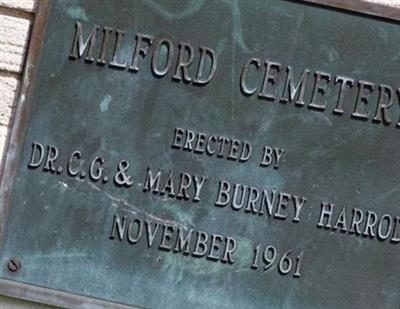 Milford Cemetery on Sysoon