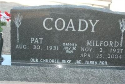Milford Frances Coady on Sysoon