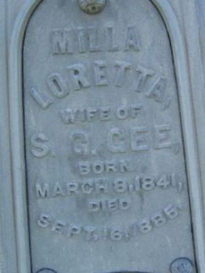 Milla Loretta Gee on Sysoon