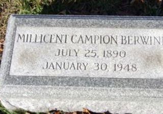Millicent Campion Berwind on Sysoon