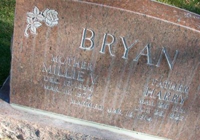 Millie Magdalene Vorwaller Bryan on Sysoon