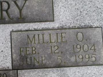 Millie O. McQuerry on Sysoon