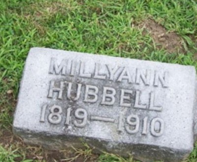 Milly Ann Cornell Hubbell on Sysoon