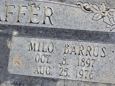 Milo Barrus Shaffer on Sysoon