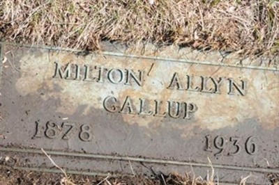 Milton Allyn Gallup, Sr on Sysoon