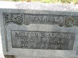Milton B. McCoy on Sysoon
