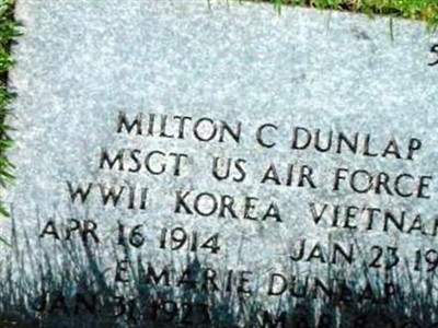 Milton Charles Dunlap on Sysoon