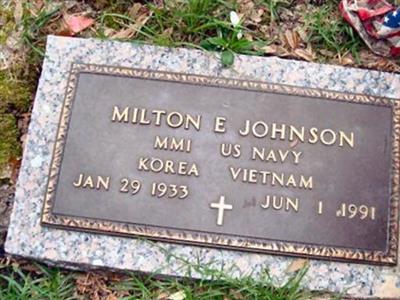 Milton E. Johnson on Sysoon
