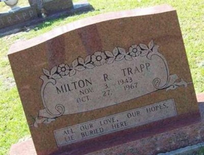 Milton R Trapp on Sysoon