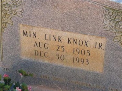 Min. Link Knox, Jr on Sysoon