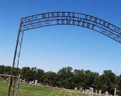 Mineral Springs Cemetery on Sysoon