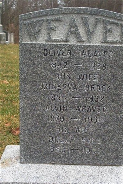 Minerva Brock Weaver on Sysoon