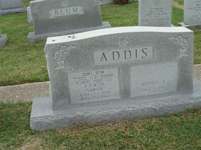 Minnie B Addis on Sysoon