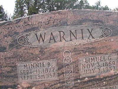 Minnie Bell Jones Warnix on Sysoon