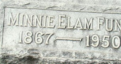 Minnie Belle Elam Funk on Sysoon