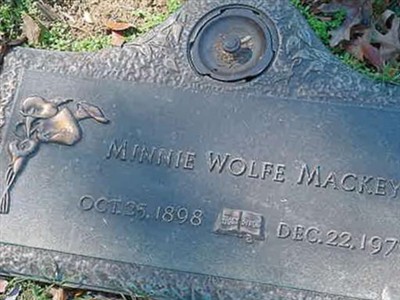 Minnie Bright Wolfe Mackey on Sysoon