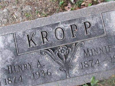 Minnie C Kropp on Sysoon