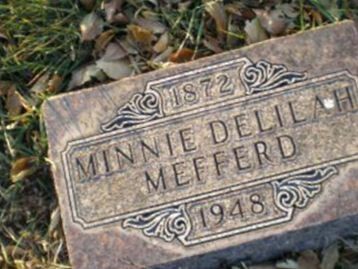 Minnie Delilah Mefferd on Sysoon