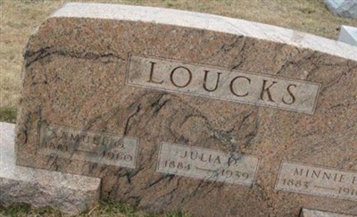 Minnie E. Loucks on Sysoon