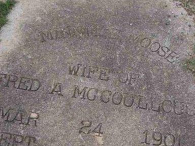 Minnie E. Moose McCoullough on Sysoon