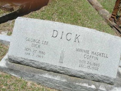 Minnie Haskell Coffin Dick on Sysoon
