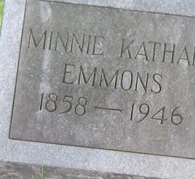 Minnie Kathan Emmons on Sysoon
