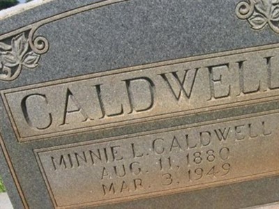 Minnie L. Caldwell on Sysoon