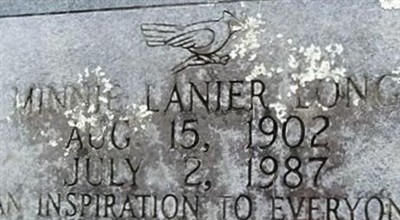 Minnie Lanier Long on Sysoon