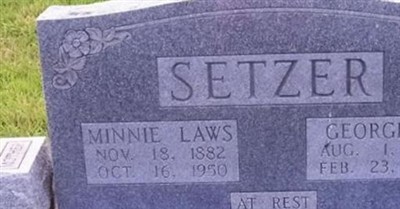 Minnie Laws Setzer on Sysoon