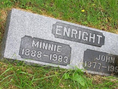 Minnie Lottie Quick Enright on Sysoon