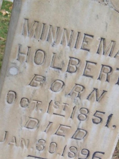 Minnie May Holbert on Sysoon
