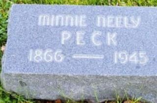 Minnie Neely Peck on Sysoon