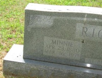 Minnie Ricks on Sysoon