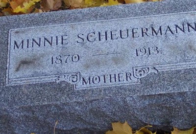Minnie Scheuermann on Sysoon