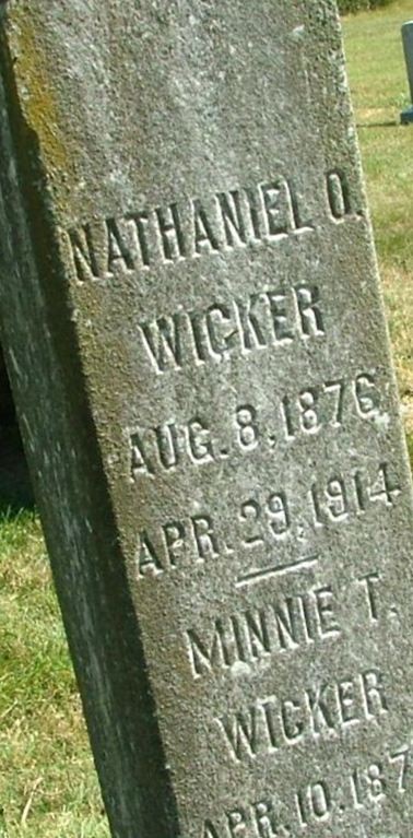 Minnie T. Wicker on Sysoon
