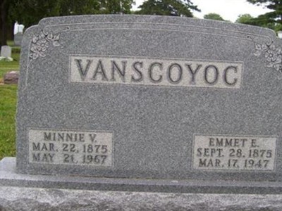 Minnie V VanScoyoc on Sysoon