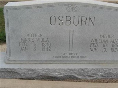 Minnie Viola Osburn on Sysoon