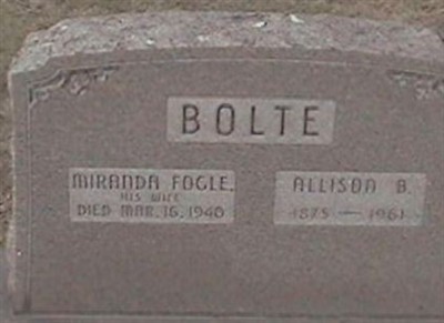 Miranda Fogle Bolte on Sysoon