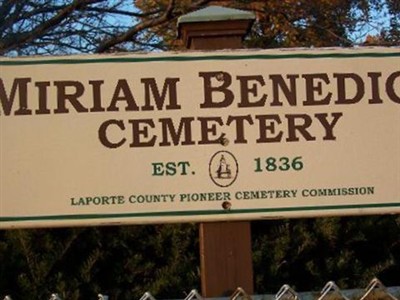 Miriam Benedict Cemetery on Sysoon