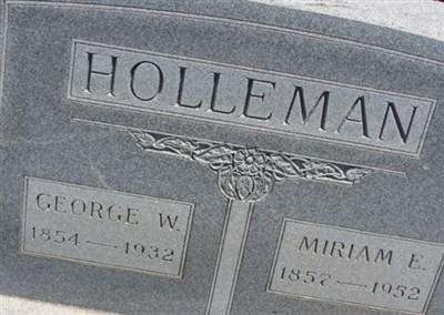 Miriam E. Holleman on Sysoon