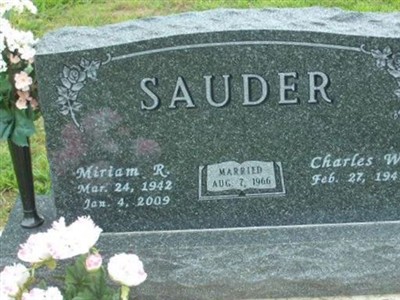 Miriam R. Fritz Sauder on Sysoon