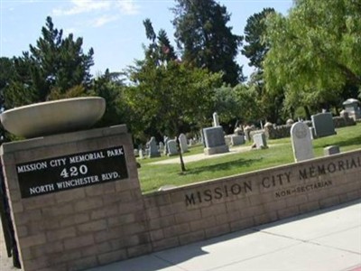 Mission City Memorial Park on Sysoon