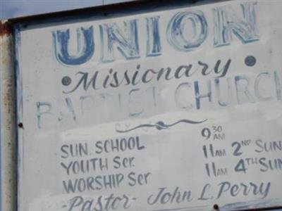 Union Missionary Baptist Church Cemetery on Sysoon